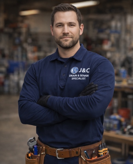 Drain and sewer specialist from J & C Plumbing in Indianapolis