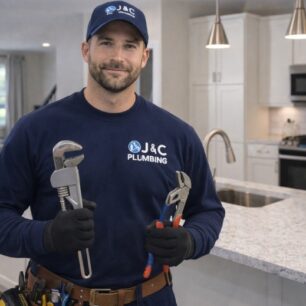 Experienced plumbing technician providing drain cleaning and plumbing services in Indianapolis